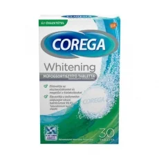 Corega Whitening műfogsortisztító tabletta 30x